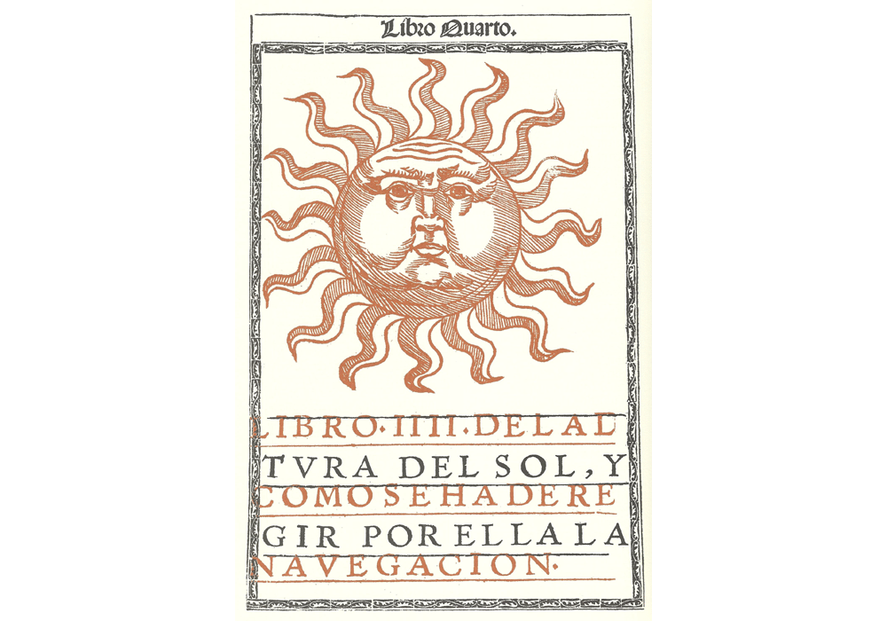  Arte navegar-Pedro Medina-Fernández Córdoba-Incunabula & Ancient Books-facsimile book-Vicent García Editores-5 Sun